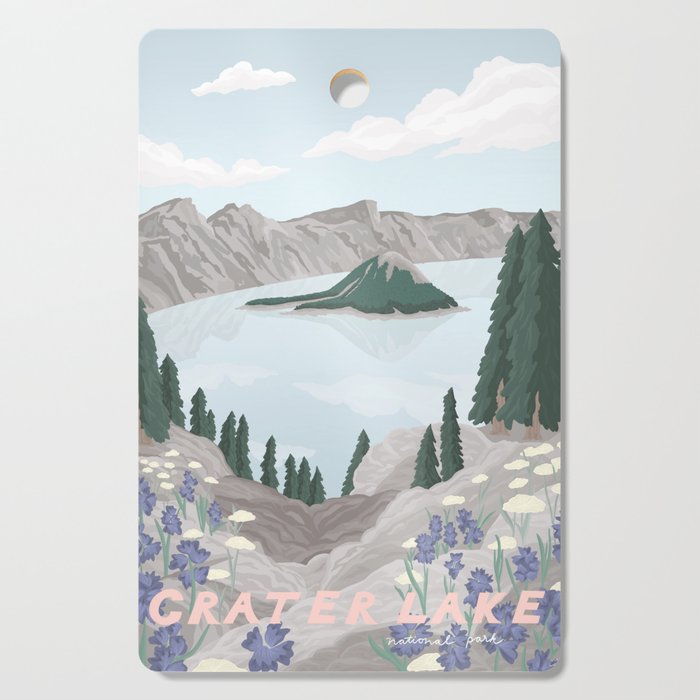Crater Lake National Park, Oregon Cutting Board Gallery Image 1