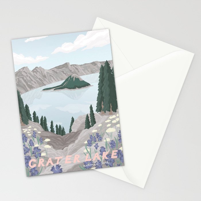 Crater Lake National Park, Oregon Stationery Card Gallery Image 2