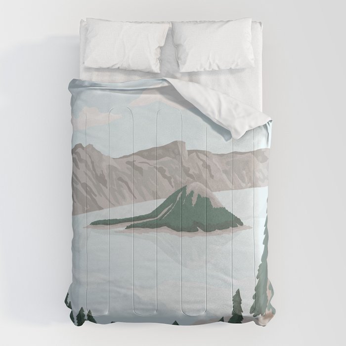 Crater Lake National Park, Oregon Comforter Gallery Image 6