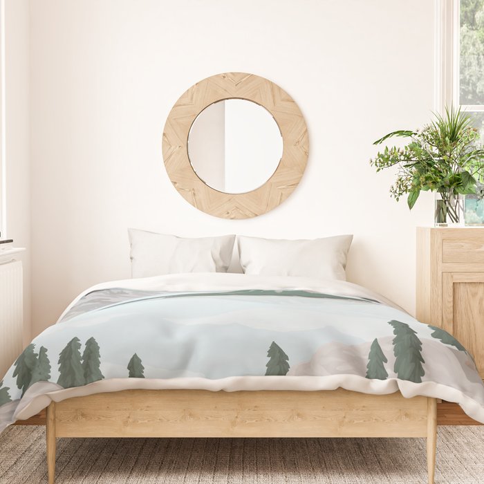 Crater Lake National Park, Oregon Duvet Cover Gallery Image 3