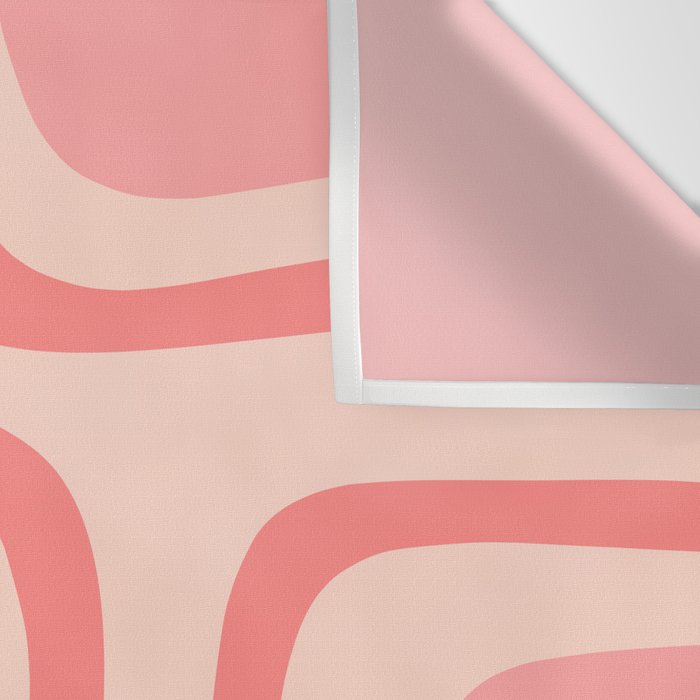 Palm Springs Midcentury Modern Abstract Pattern in Pink Wall Tapestry Gallery Image 3