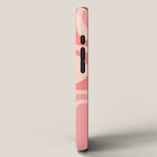 Palm Springs Midcentury Modern Abstract Pattern in Pink iPhone Case Gallery Image 2