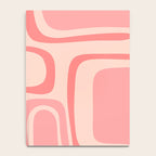 Palm Springs Midcentury Modern Abstract Pattern in Pink Notebook Gallery Image 4