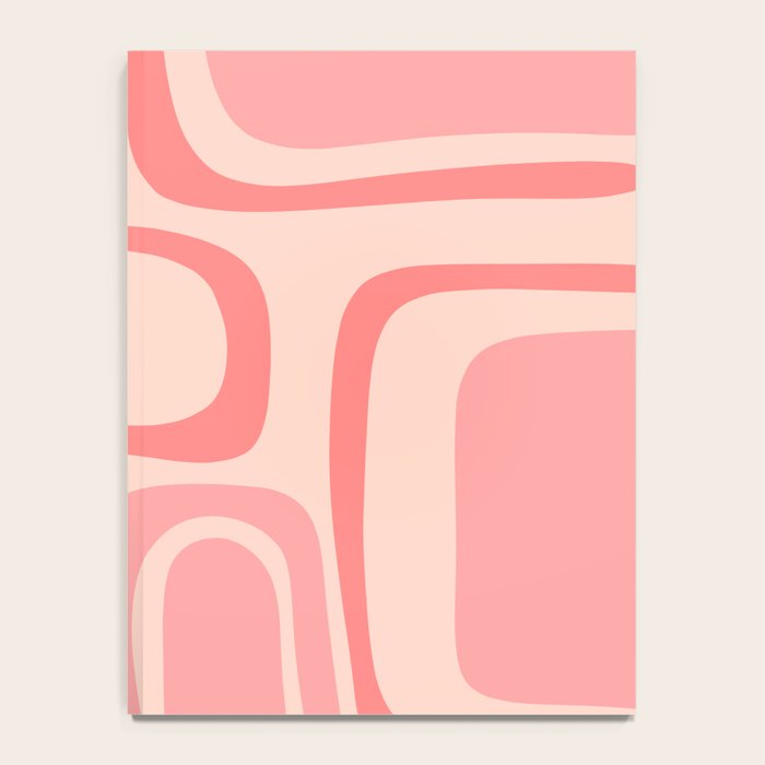 Palm Springs Midcentury Modern Abstract Pattern in Pink Notebook Gallery Image 4