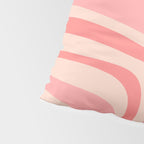 Palm Springs Midcentury Modern Abstract Pattern in Pink Pillow Sham Gallery Image 4