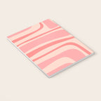 Palm Springs Midcentury Modern Abstract Pattern in Pink Notebook Gallery Image 3