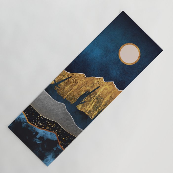 Midnight Desert Moon Yoga Mat Gallery Image 1