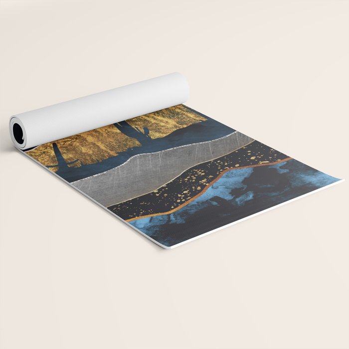Midnight Desert Moon Yoga Mat Gallery Image 2