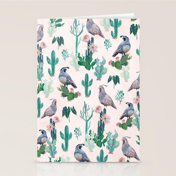 Cactus Quail  Stationery Card Gallery Image 2