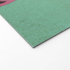 Abstract Dachshund in Pink and Purple Welcome Mat Gallery Image 2