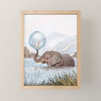 In a Bubble Mini Art Print Gallery Image 1