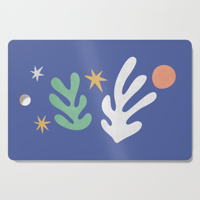 Inspired by Matisse - Seagrass and Sun 1-2  Cutting Board Gallery Image 1