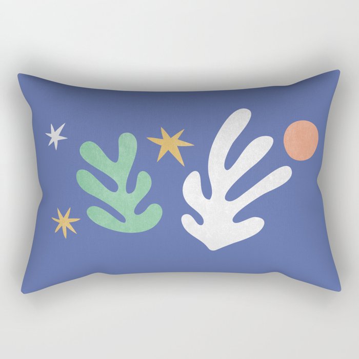 Inspired by Matisse - Seagrass and Sun 1-2  Rectangular Pillow Gallery Image 2