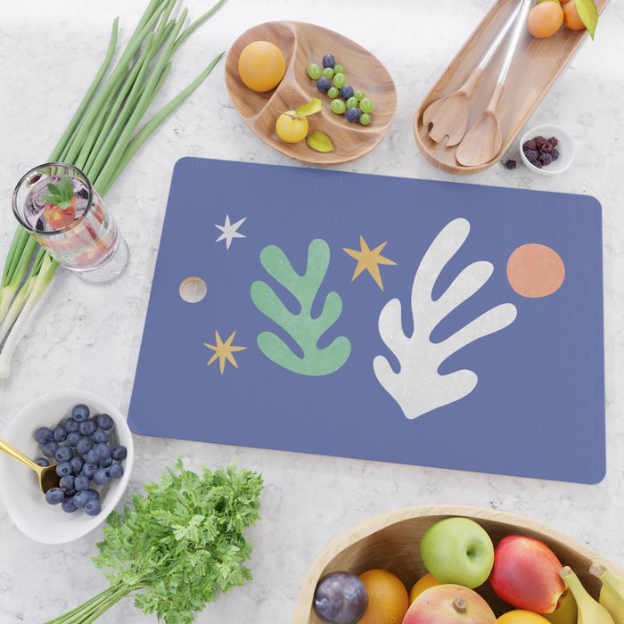 Inspired by Matisse - Seagrass and Sun 1-2  Cutting Board Gallery Image 2