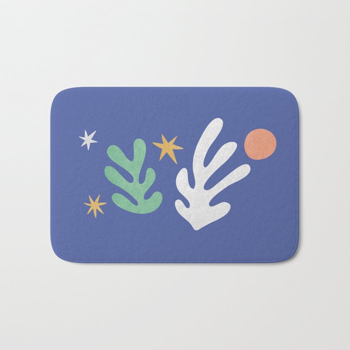 Inspired by Matisse - Seagrass and Sun 1-2  Bath Mat Gallery Image 1