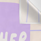 She/Her - pronoun badge  Wall Tapestry Gallery Image 3