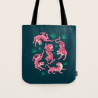 Night Race: Pink Tiger Edition Tote Bag Gallery Image 1