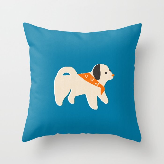 Woof! Throw Pillow Gallery Image 1
