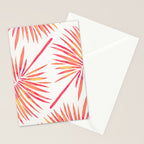 Tropical Fan Palm - Pink Palette Stationery Card Gallery Image 2