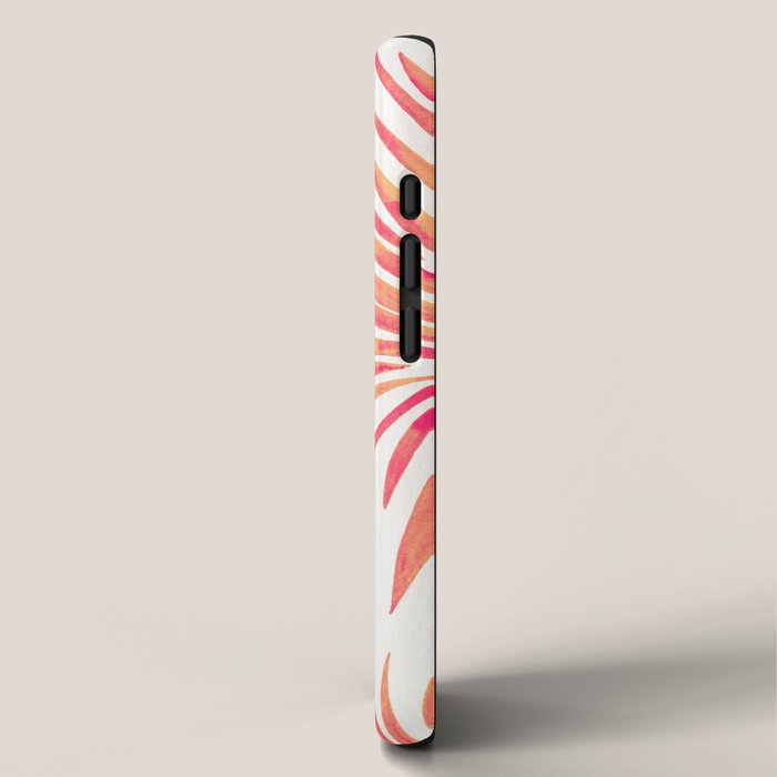 Tropical Fan Palm - Pink Palette iPhone Case Gallery Image 2