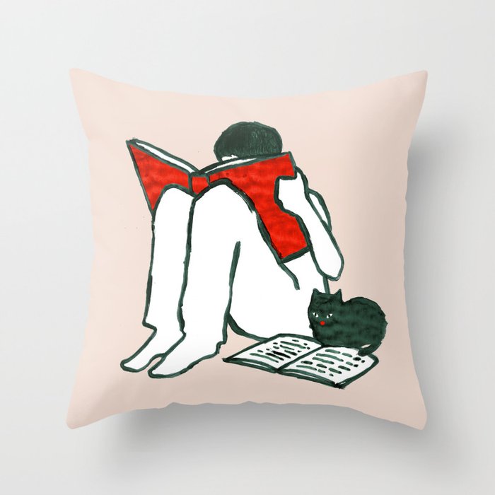 Quality time Throw Pillow Gallery Image 6