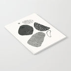 Monochrome Abstract Shapes #2 Notebook Gallery Image 2
