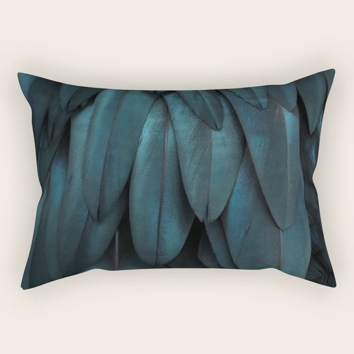 DARK FEATHERS Rectangular Pillow Gallery Image 2