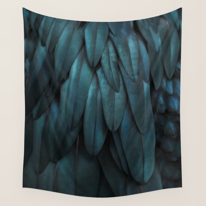 DARK FEATHERS Wall Tapestry Gallery Image 4