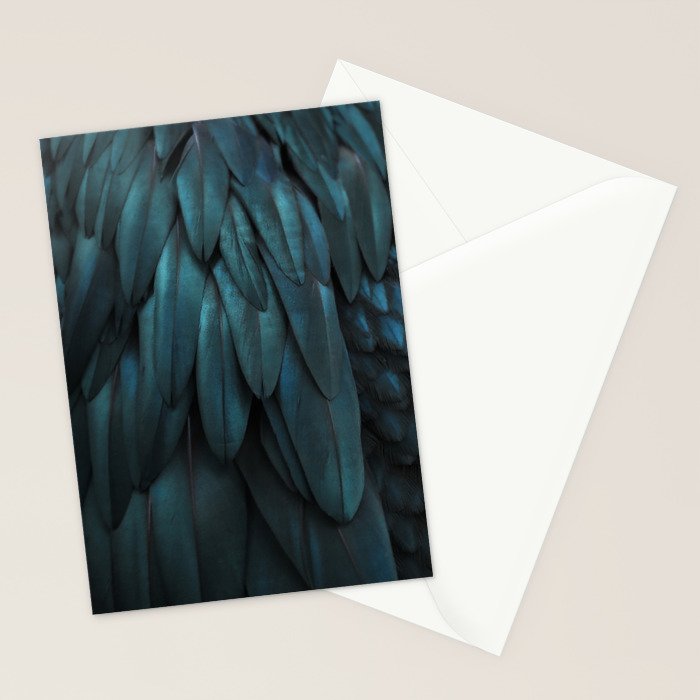 DARK FEATHERS Stationery Card Gallery Image 2