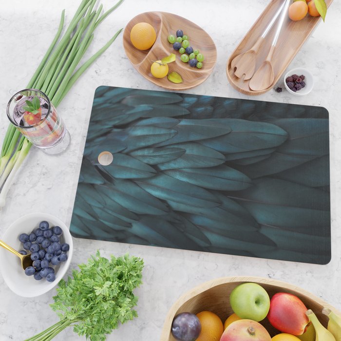 DARK FEATHERS Cutting Board Gallery Image 2