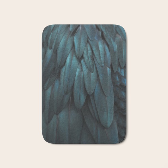 DARK FEATHERS Bath Mat Gallery Image 1