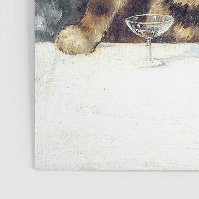 'The Bachelor Party' Vintage Cat Art by Louis Wain Cat Art Poster Gallery Image 3