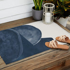Blue Landscape Outdoor Rug Gallery Image 2