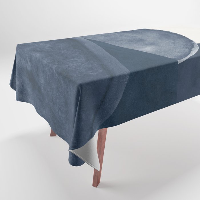 Blue Landscape Tablecloth Gallery Image 1