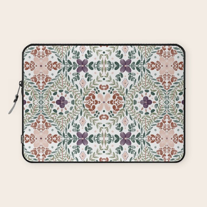 Rustic Intricate Garden Laptop Sleeve Gallery Image 1