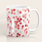 Holiday Confetti Christmas Dots Red Coffee Mug Gallery Image 1