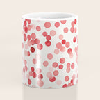Holiday Confetti Christmas Dots Red Coffee Mug Gallery Image 4
