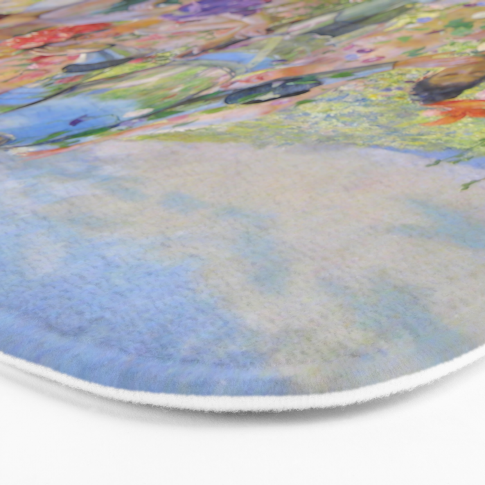 Le Chevalier aux Fleurs -Georges Rochegrosse The Flower Knight Bath Mat Gallery Image 3