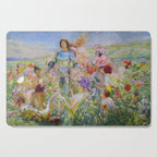 Le Chevalier aux Fleurs -Georges Rochegrosse The Flower Knight Cutting Board Gallery Image 1