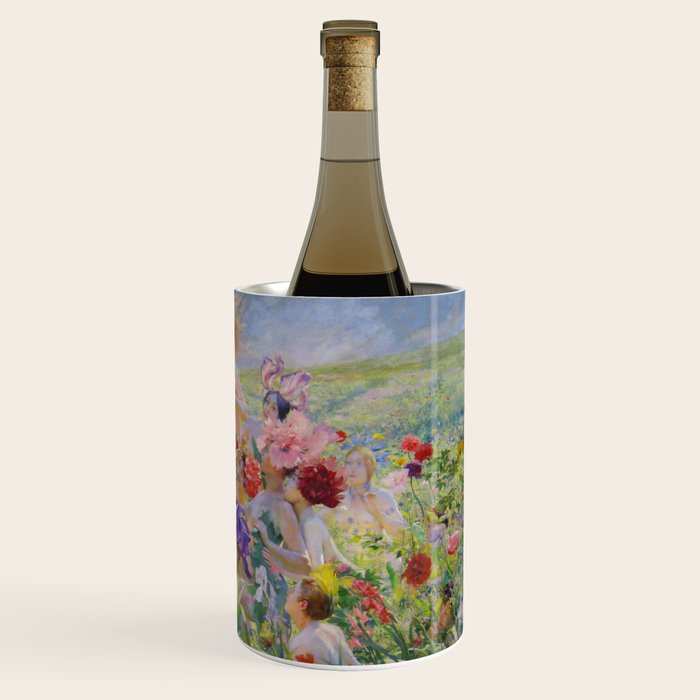 Le Chevalier aux Fleurs -Georges Rochegrosse The Flower Knight Wine Chiller Gallery Image 3