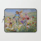 Le Chevalier aux Fleurs -Georges Rochegrosse The Flower Knight Laptop Sleeve Gallery Image 1