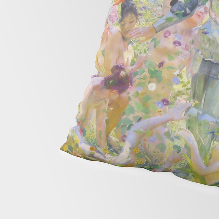 Le Chevalier aux Fleurs -Georges Rochegrosse The Flower Knight Pillow Sham Gallery Image 4