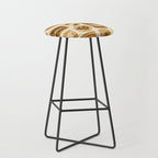 Vagabondâs Cupboard - gold, black, and cream  Stool Gallery Image 1