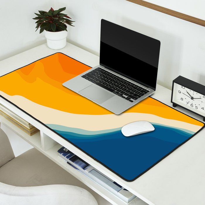 Seascape aerial view Desk Mat Gallery Image 2