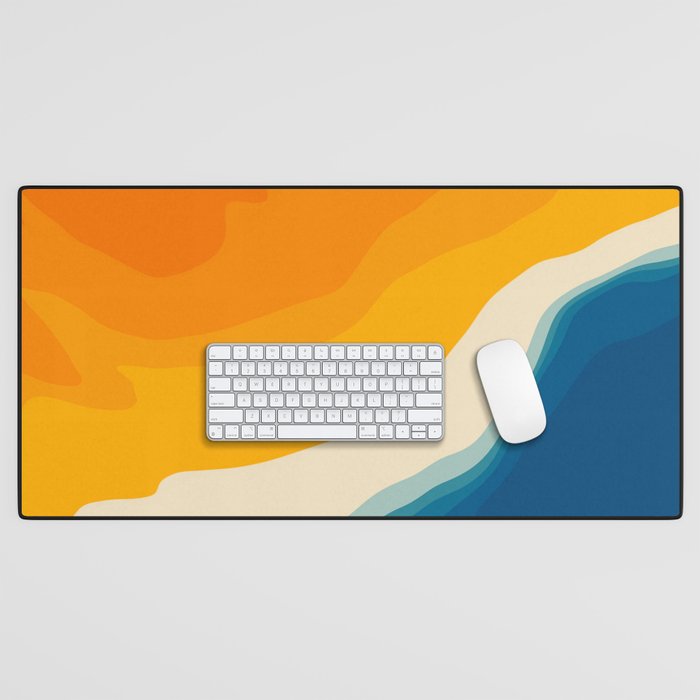 Seascape aerial view Desk Mat Gallery Image 1