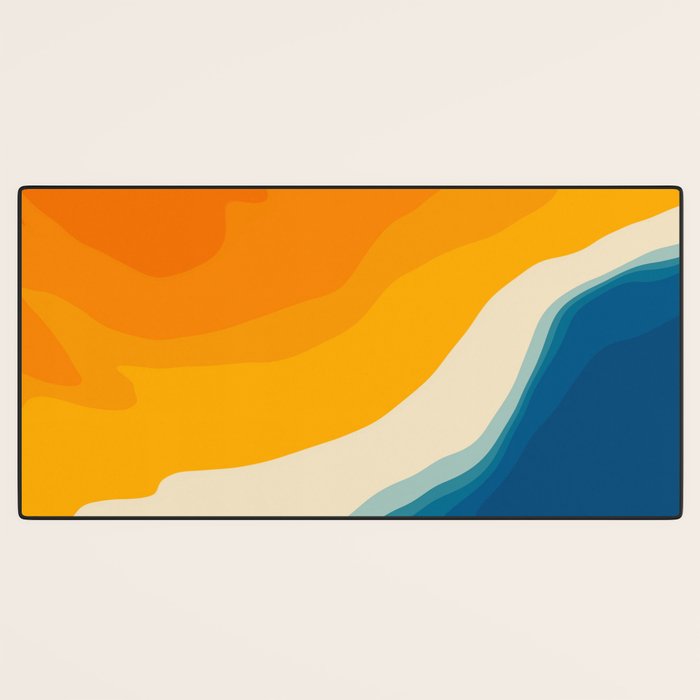 Seascape aerial view Desk Mat Gallery Image 3