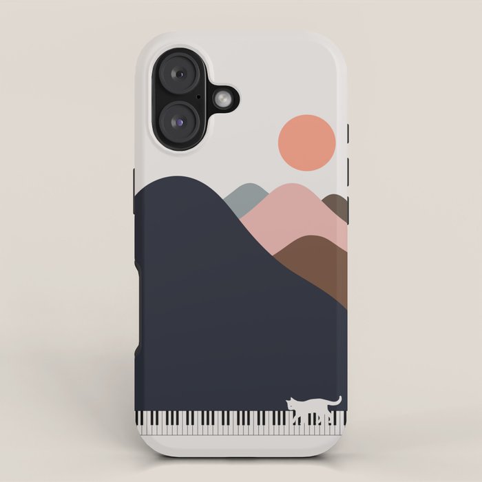 Cat Landscape 70 iPhone Case Gallery Image 1