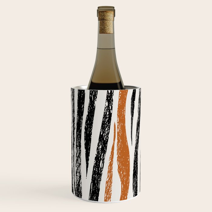 Black Forest Stripes terracotta Wine Chiller Gallery Image 3