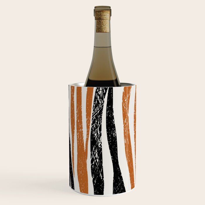 Black Forest Stripes terracotta Wine Chiller Gallery Image 2