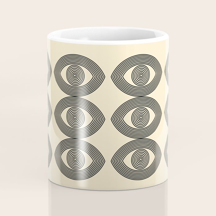 Abstraction_EYE_LINE_POP_ART_Minimalism_001X Coffee Mug Gallery Image 4